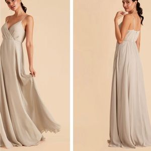 Birdy Grey - Natural Champagne chiffon Kaia dress